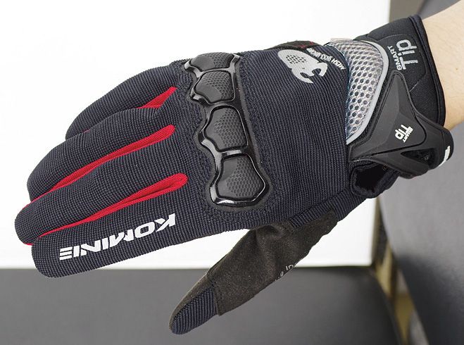 Komine GK-162 3D protect mesh glove plus