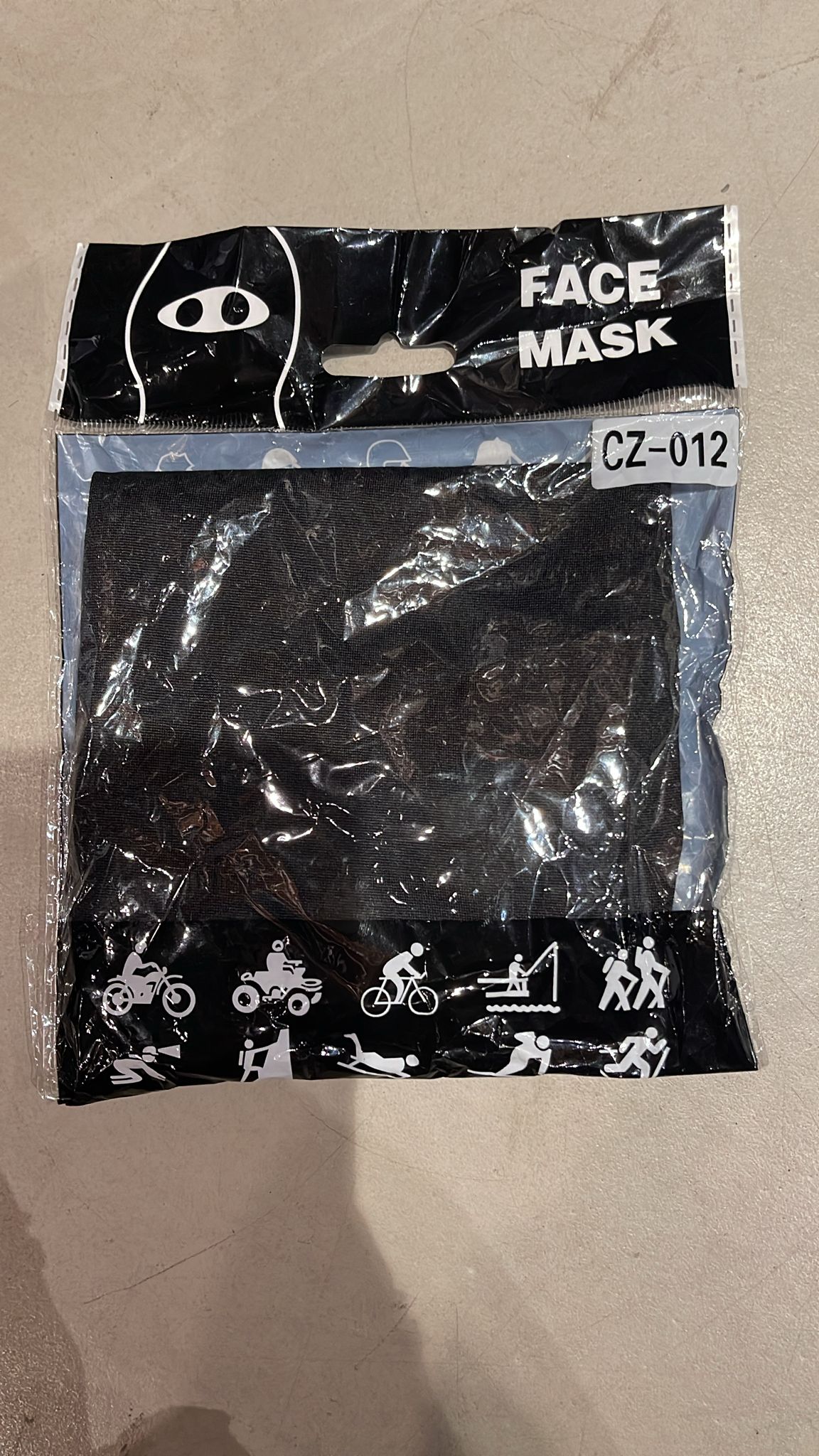 Motorcycle Helmet Face Mask (Premium)