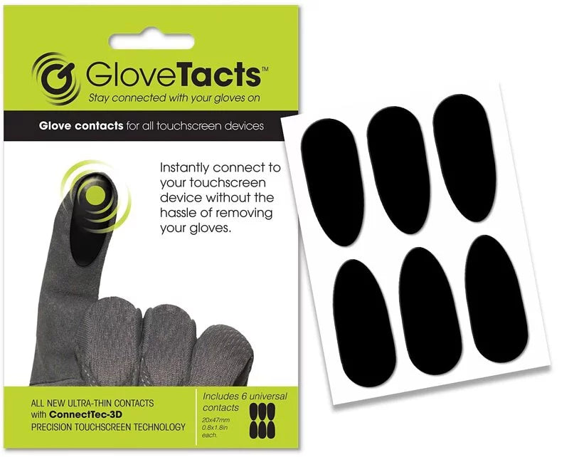 GloveTacts Glove Touch Stickers V3 - 6 stickers package
